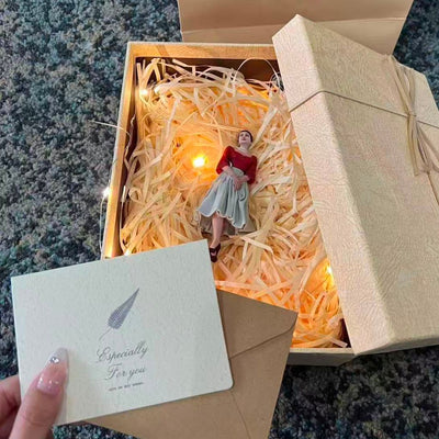 Caixa de presente, lenço simples, camisa, perfume, caixa de presente, vestido, caixa de presente, caixa vazia, caixa de embalagem grande de aniversário
