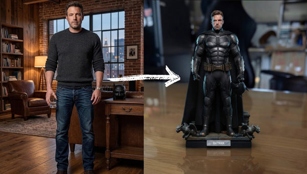 How to Make a Batman Figurine With Your Face