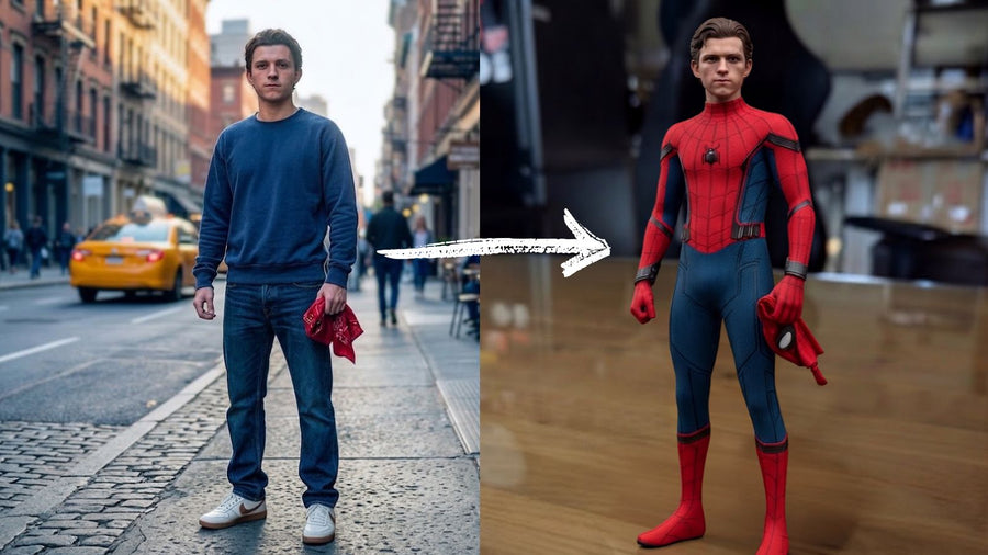 How to Make a Spider-Man Figurine With Your Face