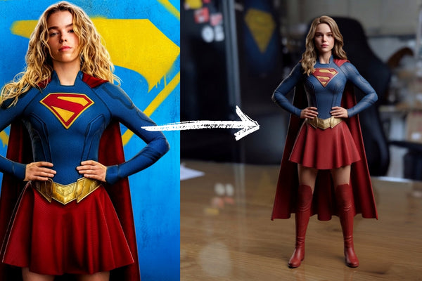 How to Make Your Custom Supergirl Figurine Real