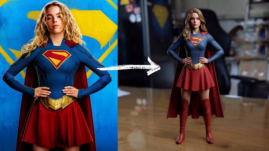 How to Make Your Custom Supergirl Figurine Real