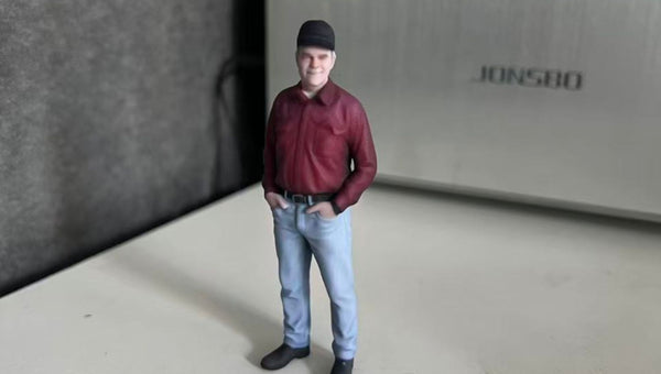 Personalized dad  figurine made from a  photo as a unique gift