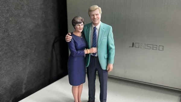 Personalized husband and wife   figurine made from a  photo as a unique gift