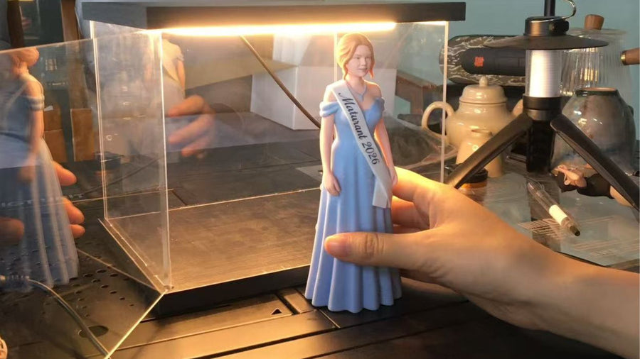 Personalized pageant winning moment  figurine made from a  photo as a unique gift