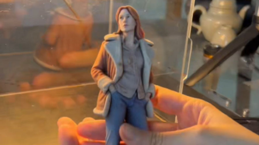 Personalized vintage  figurine made from a  photo as a unique gift