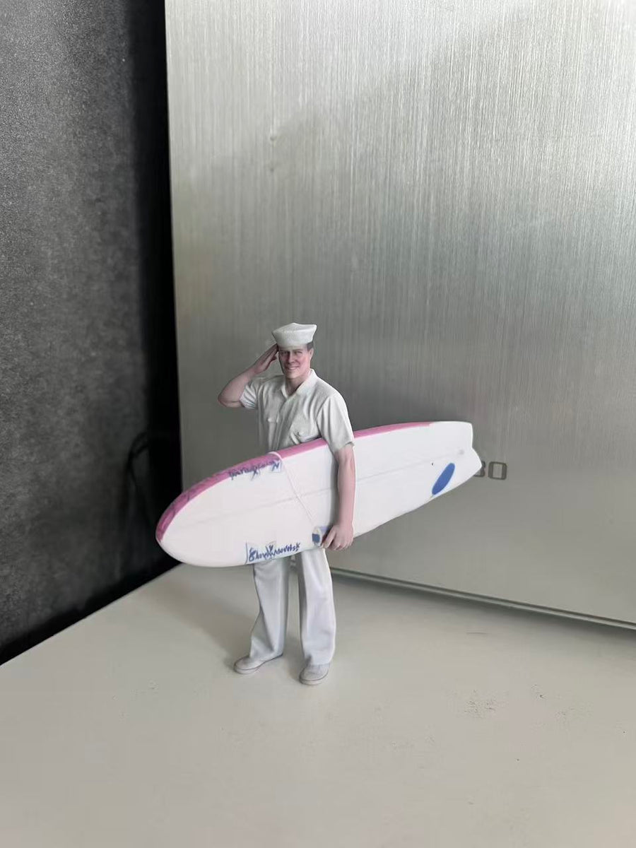 Personalized navy hero figurine gift made from a  photo as a unique gift
