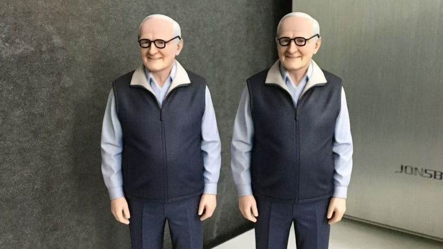 custom farther  figurine made from a  photo as a unique gift