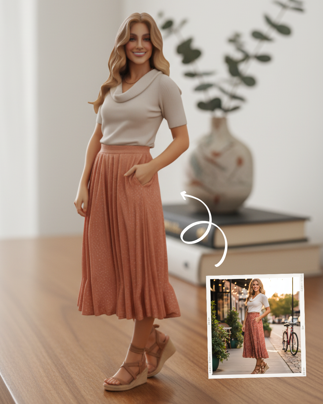 Realistic Figurine Standing