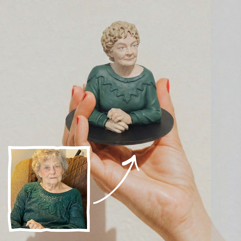 Making Photo Figures Figuro | Custom Realistic Figurine from Photo | Personalized 3D Keepsake