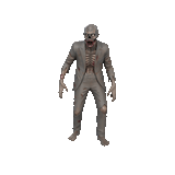 A Zombie (The undead, flesh-eating ghoul)