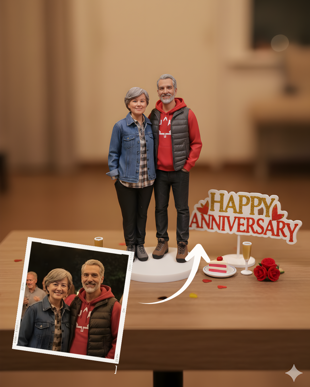 Realistic Figurine Standing