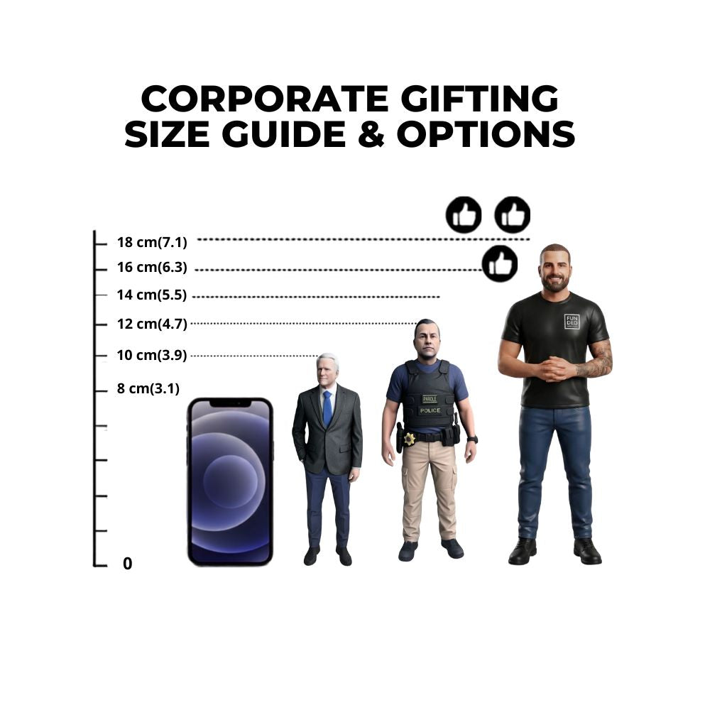 Custom Corporate Realistic Standing Figurine
