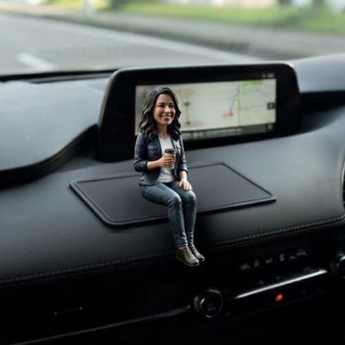 Individuelle Armaturenbrett-Figur – Personalisierte Miniatur nach Ihrem Foto
