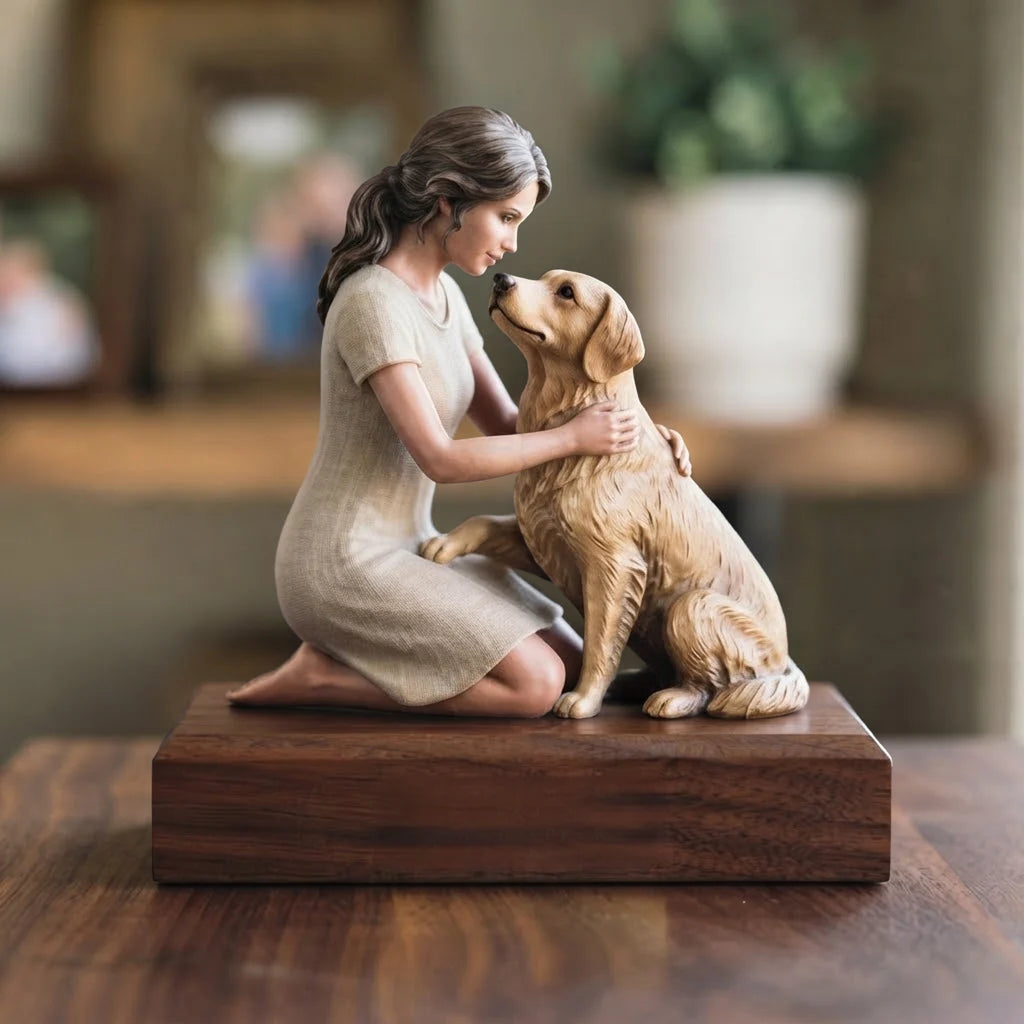 Specialfremstillet figur til bilens instrumentbræt – personlig miniature ud fra dit foto