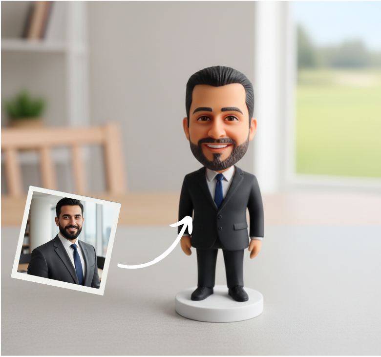 Figurina Bobblehead in piedi