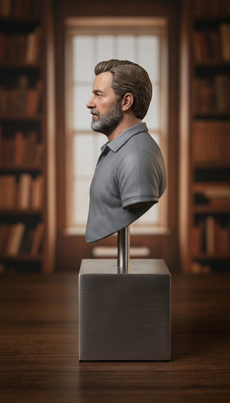 Figurina 3D personalizzata a mezzo busto