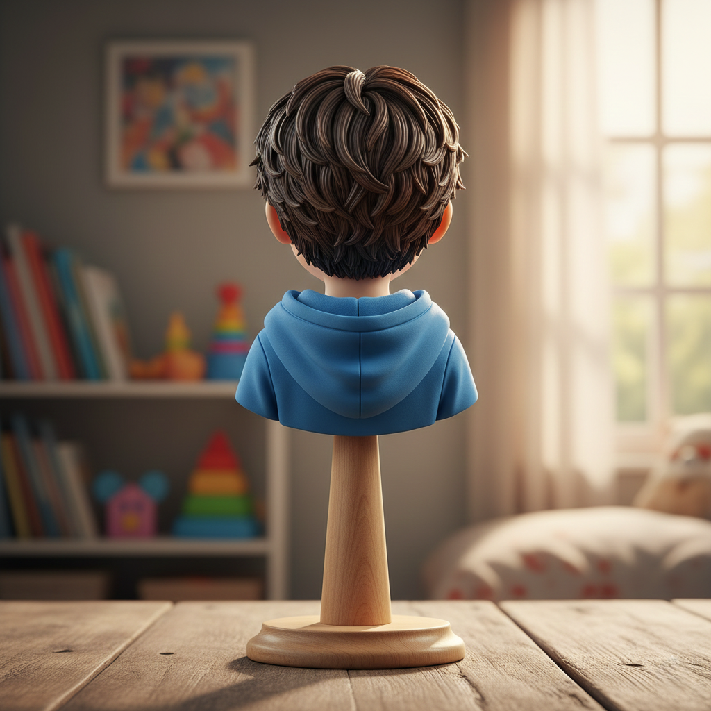 Figurina 3D personalizzata a mezzo busto