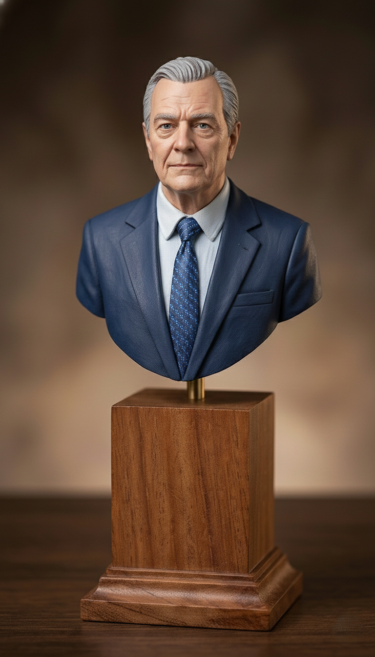 Figurina 3D personalizzata a mezzo busto