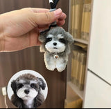 Custom 3D Mini Pet Plush Keychain from Your Photo