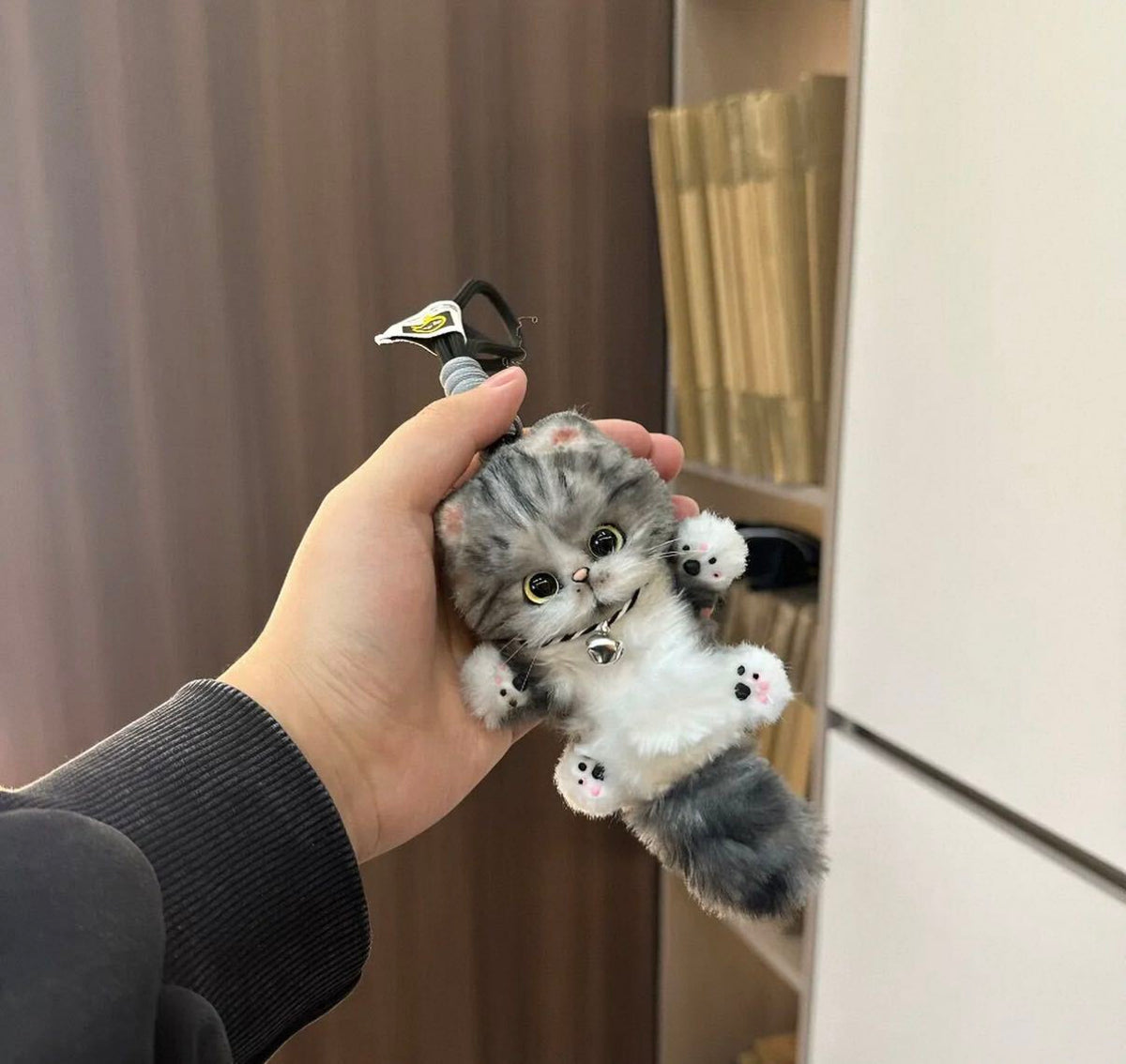 Custom 3D Mini Pet Plush Keychain from Your Photo