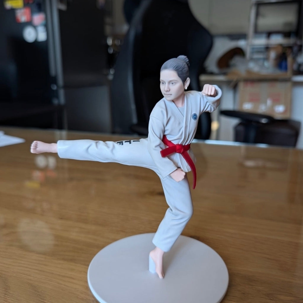 Personalized Taekwondo Figurine – Create Your Own 3D Martial Arts Hero