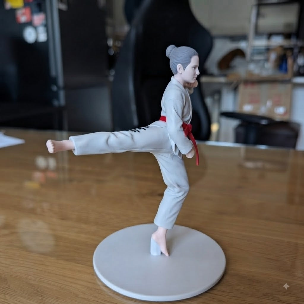 Personalized Taekwondo Figurine – Create Your Own 3D Martial Arts Hero