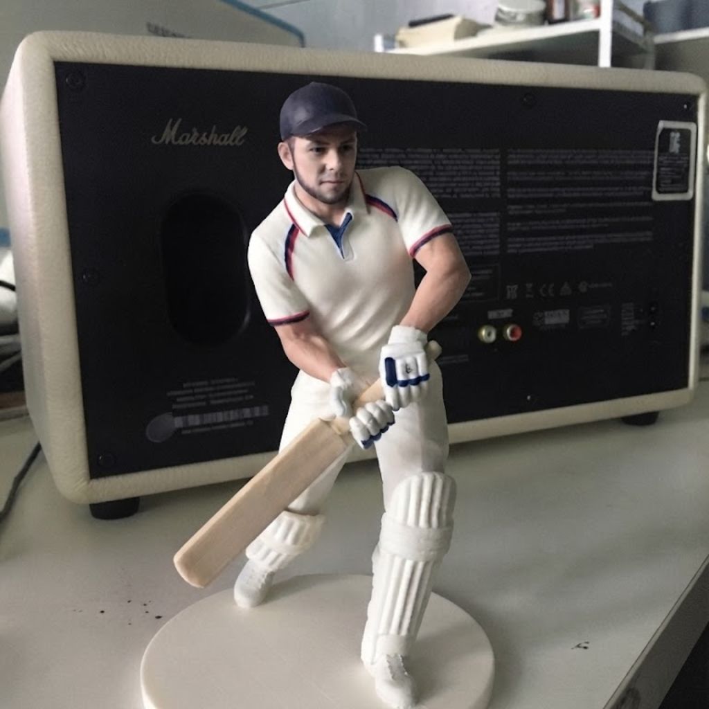 Personalized Cricket Figurine – Create Your Own 3D Cricket Hero