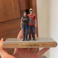 Wooden Base with Engraved Text