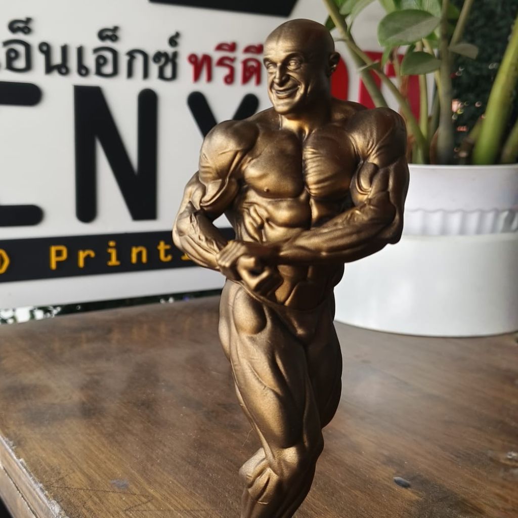 Da foto ao pedestal: estatuetas personalizadas de retratos em bronze em 3D