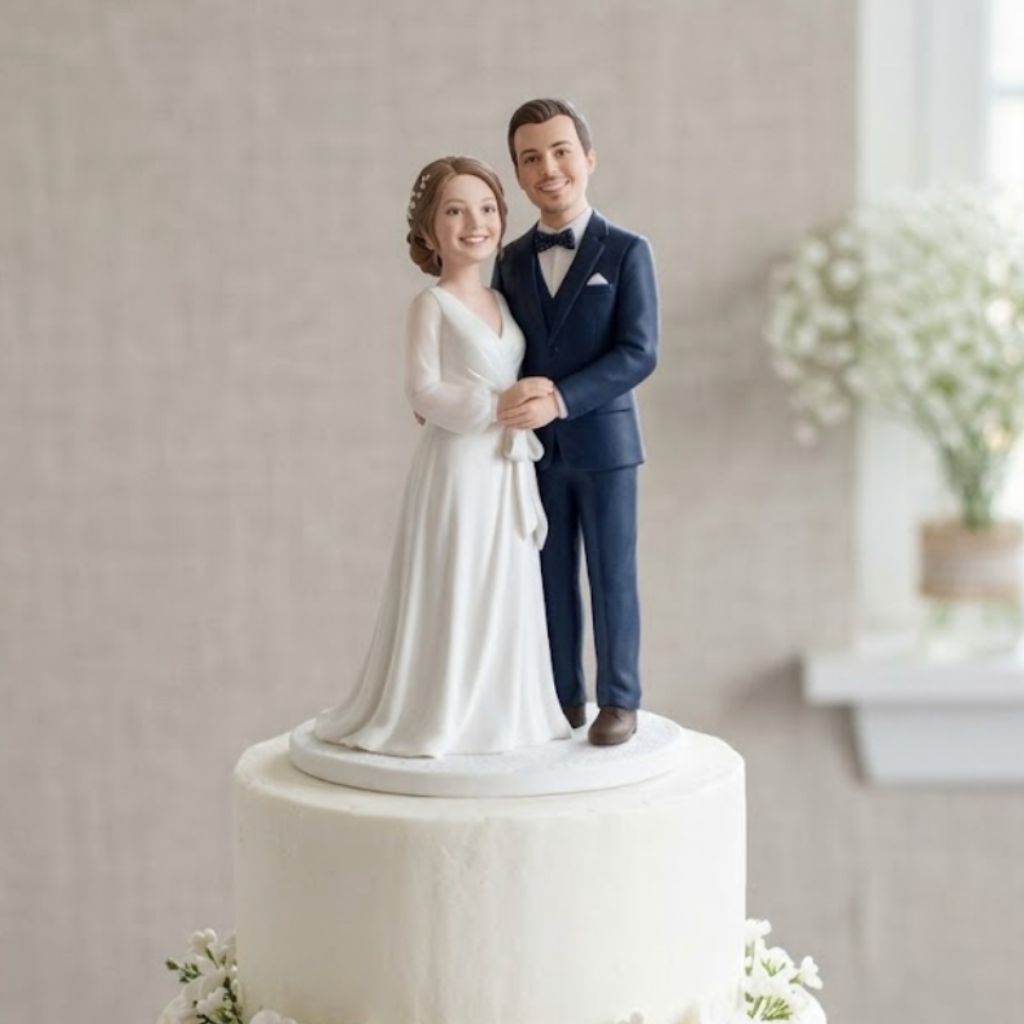 Custom Wedding Cake Topper Figurines