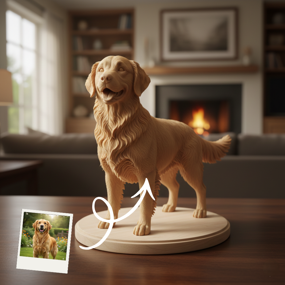 Statuetta personalizzata per animali domestici