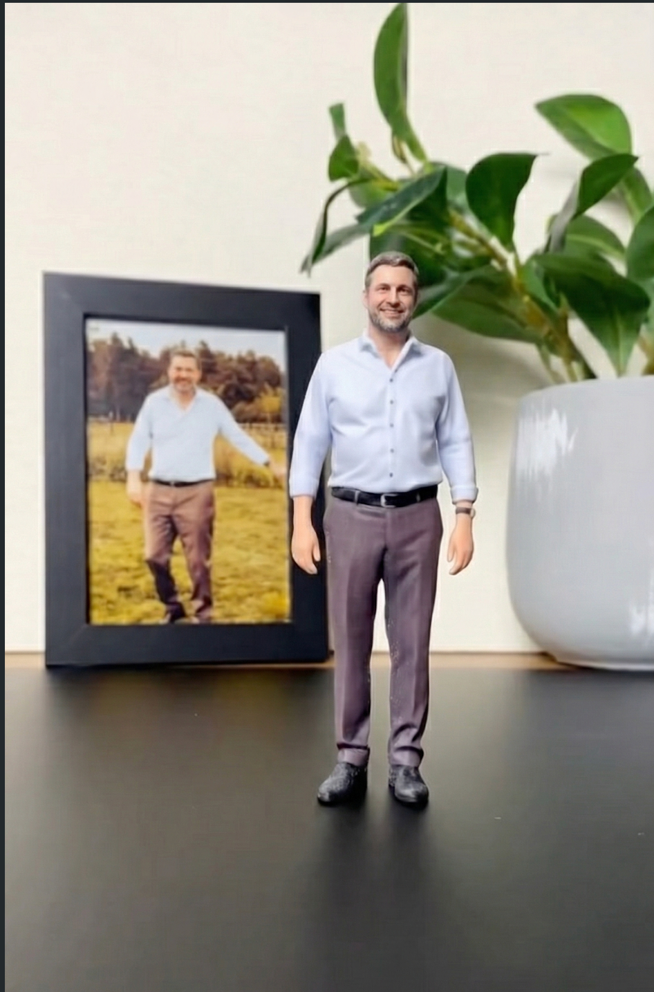 Realistic Figurine Standing