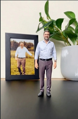 Realistic Figurine Standing