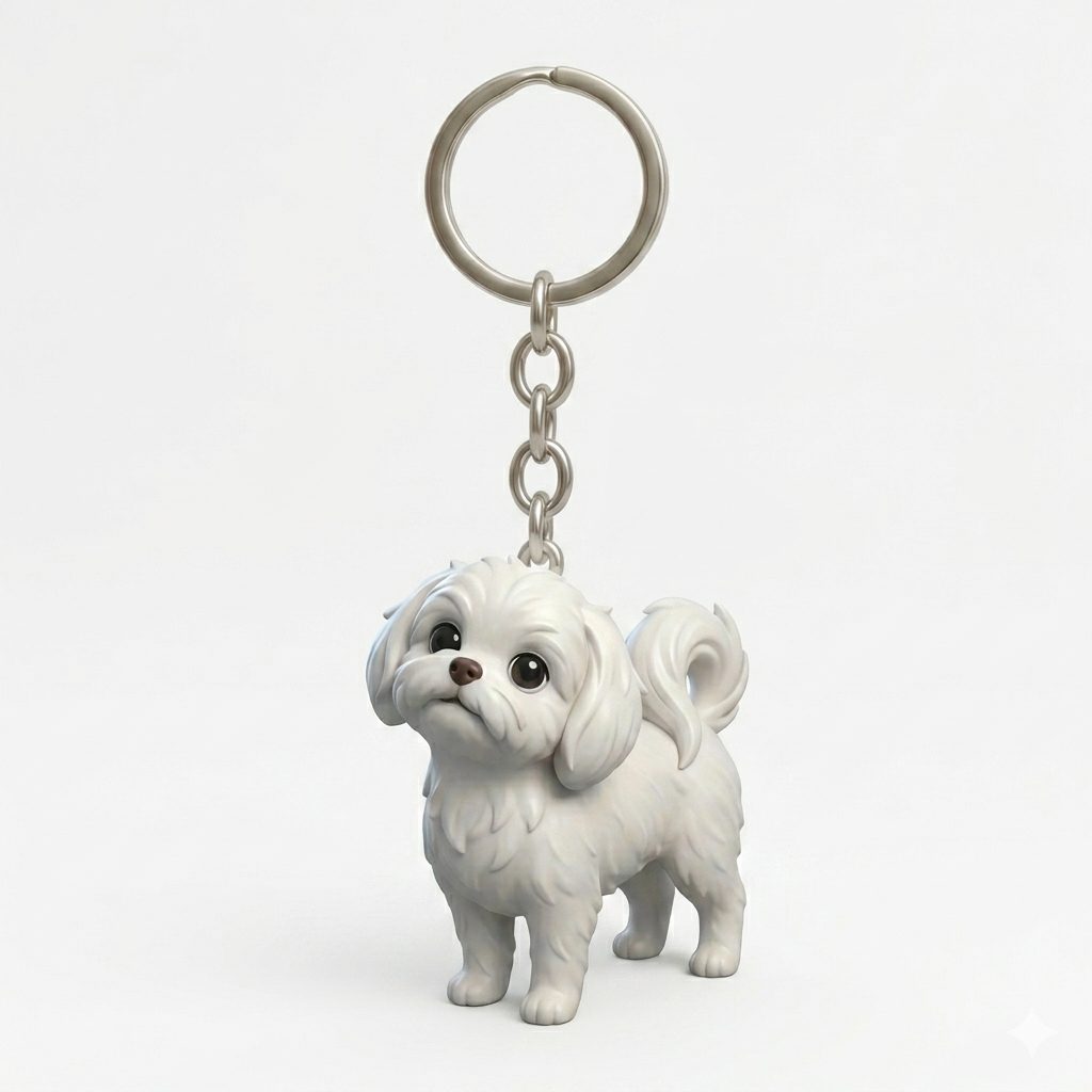 Figura de llavero 3D personalizada de tu foto (dibujos animados)