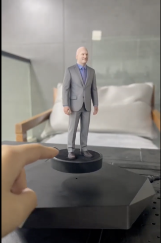 Custom Magnetic Levitation Figurine | Floating 3D Personalized Desk Decor