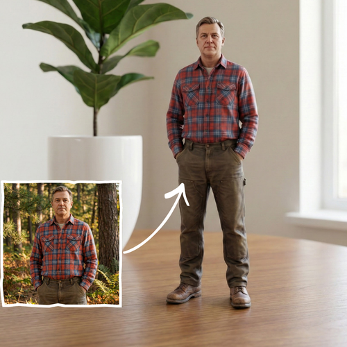Personlig 3D-minnefigur til minnesmerker