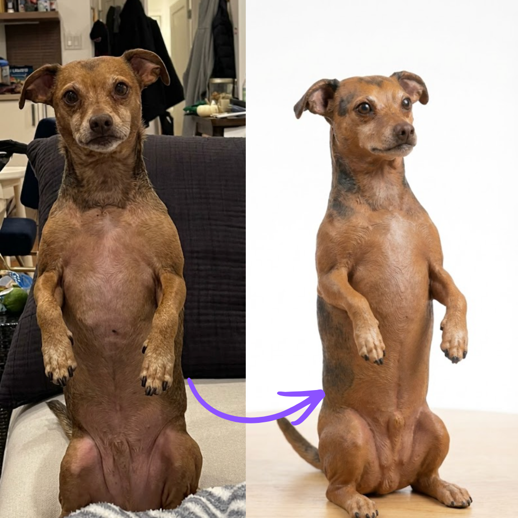 Buste portrait 3D personnalisé - Sculpture réaliste