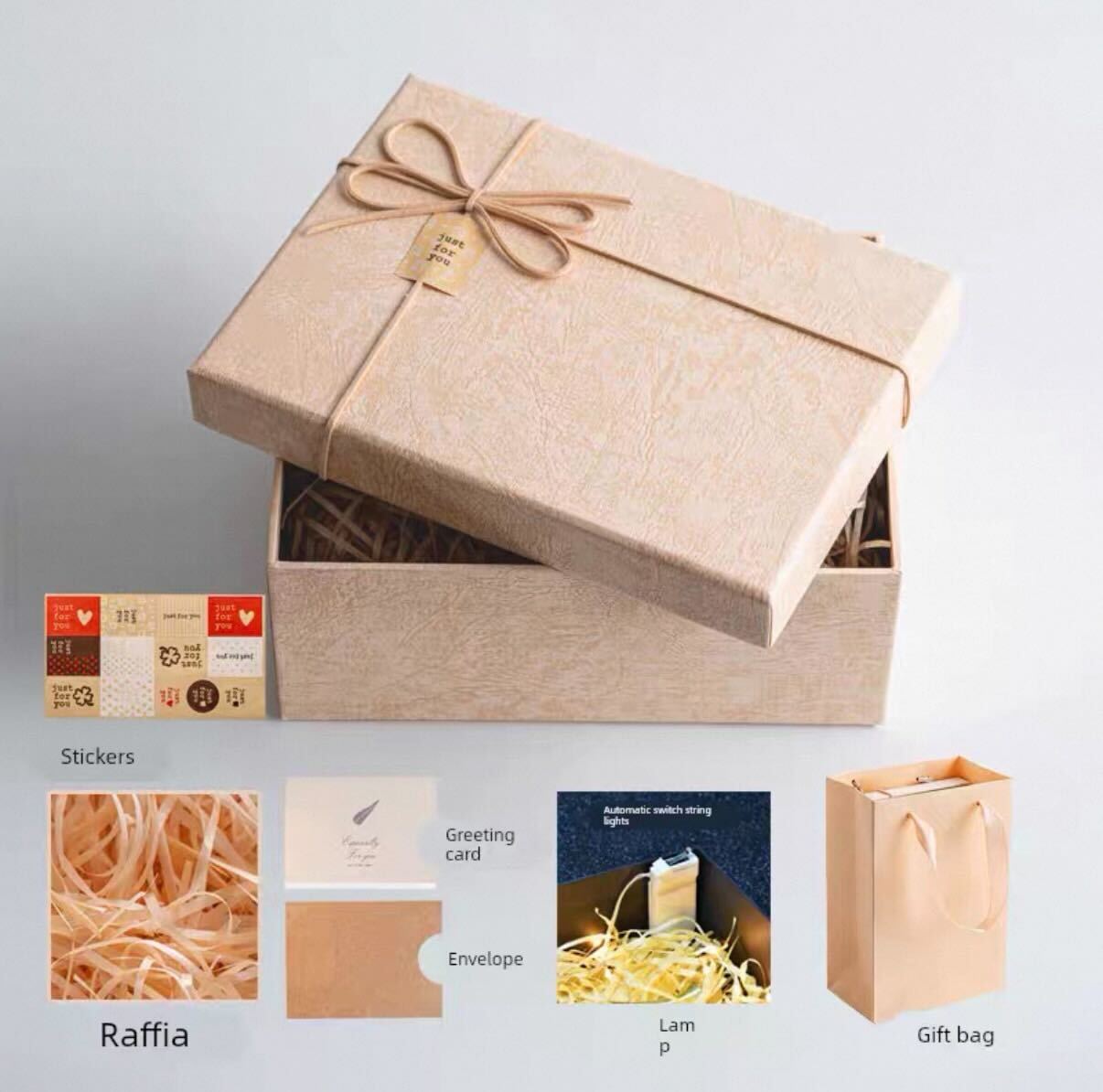 Coffret cadeau, écharpe simple, chemise, parfum, coffret cadeau, robe, coffret cadeau, boîte vide, grande boîte d'emballage d'anniversaire